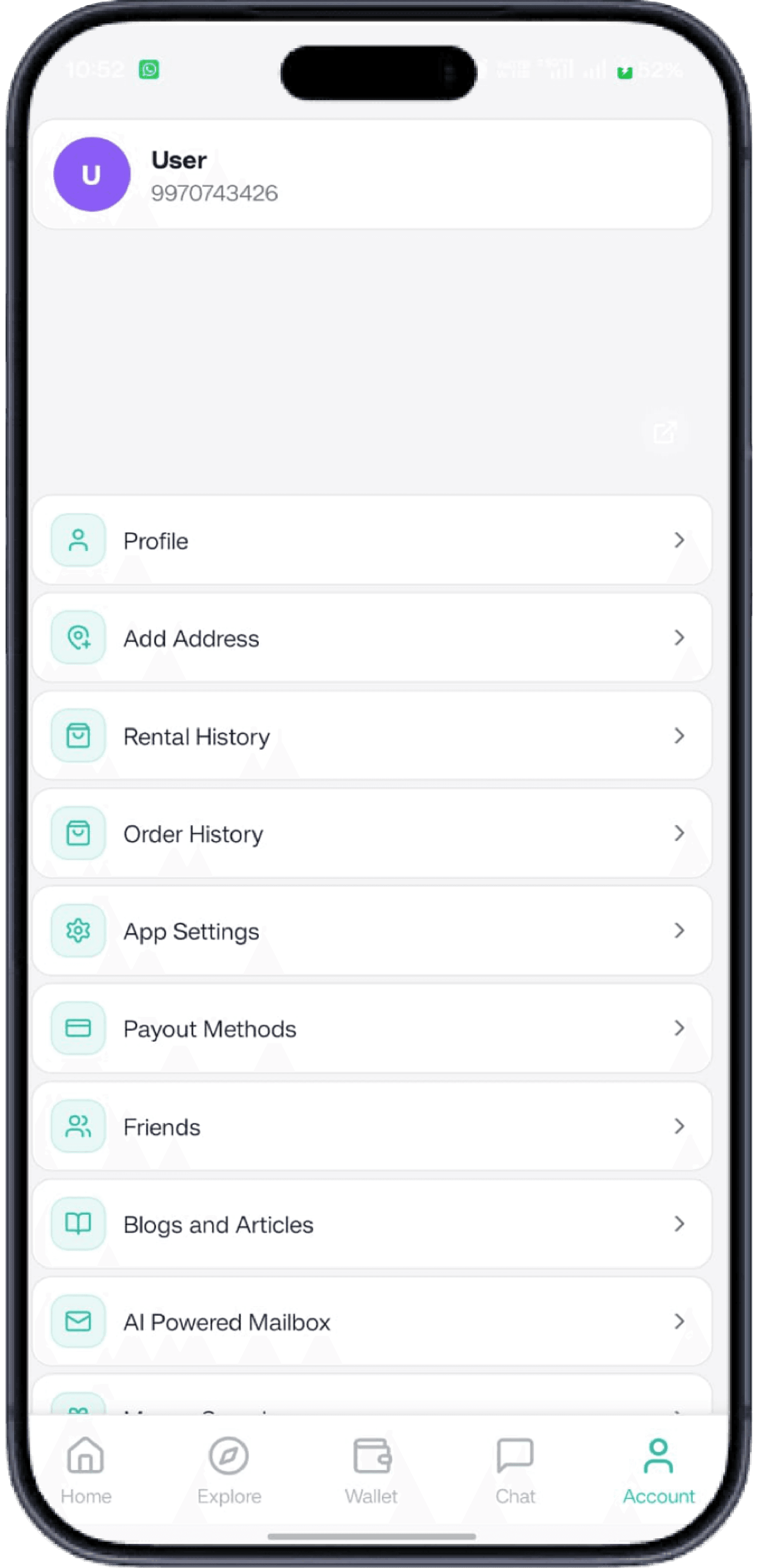 Account - old version
