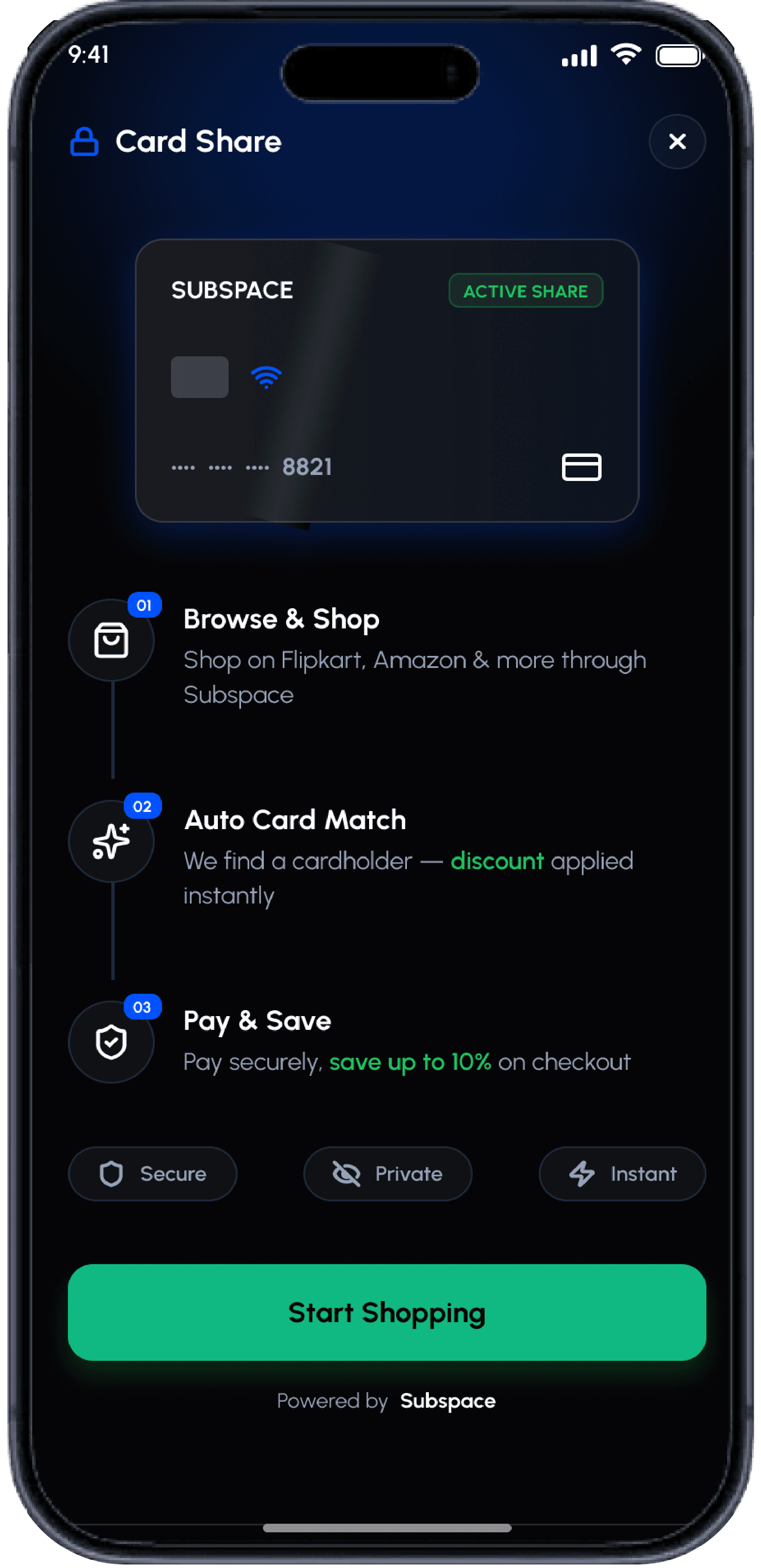 Card Share - new version