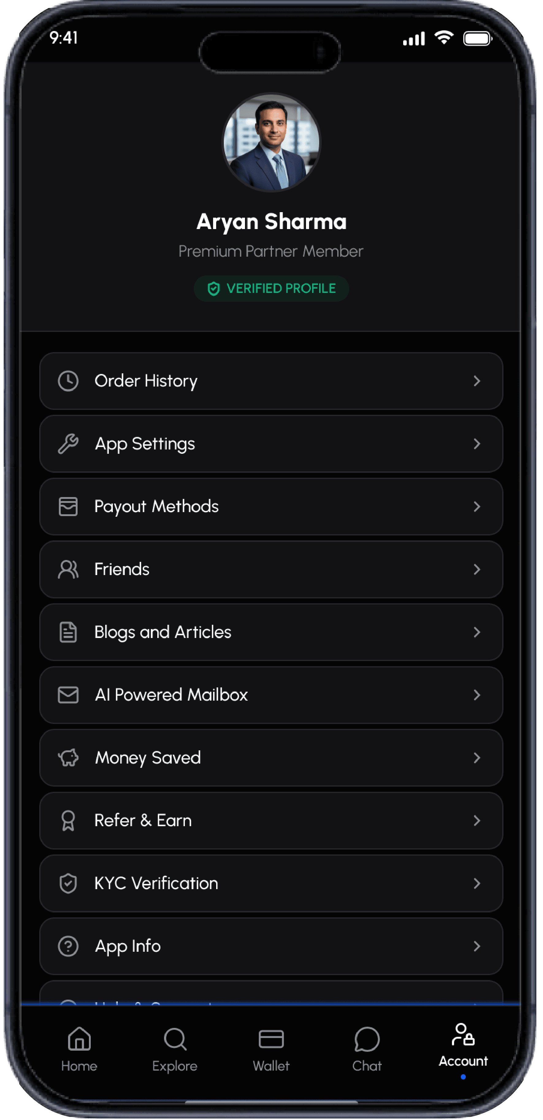 Account - new version