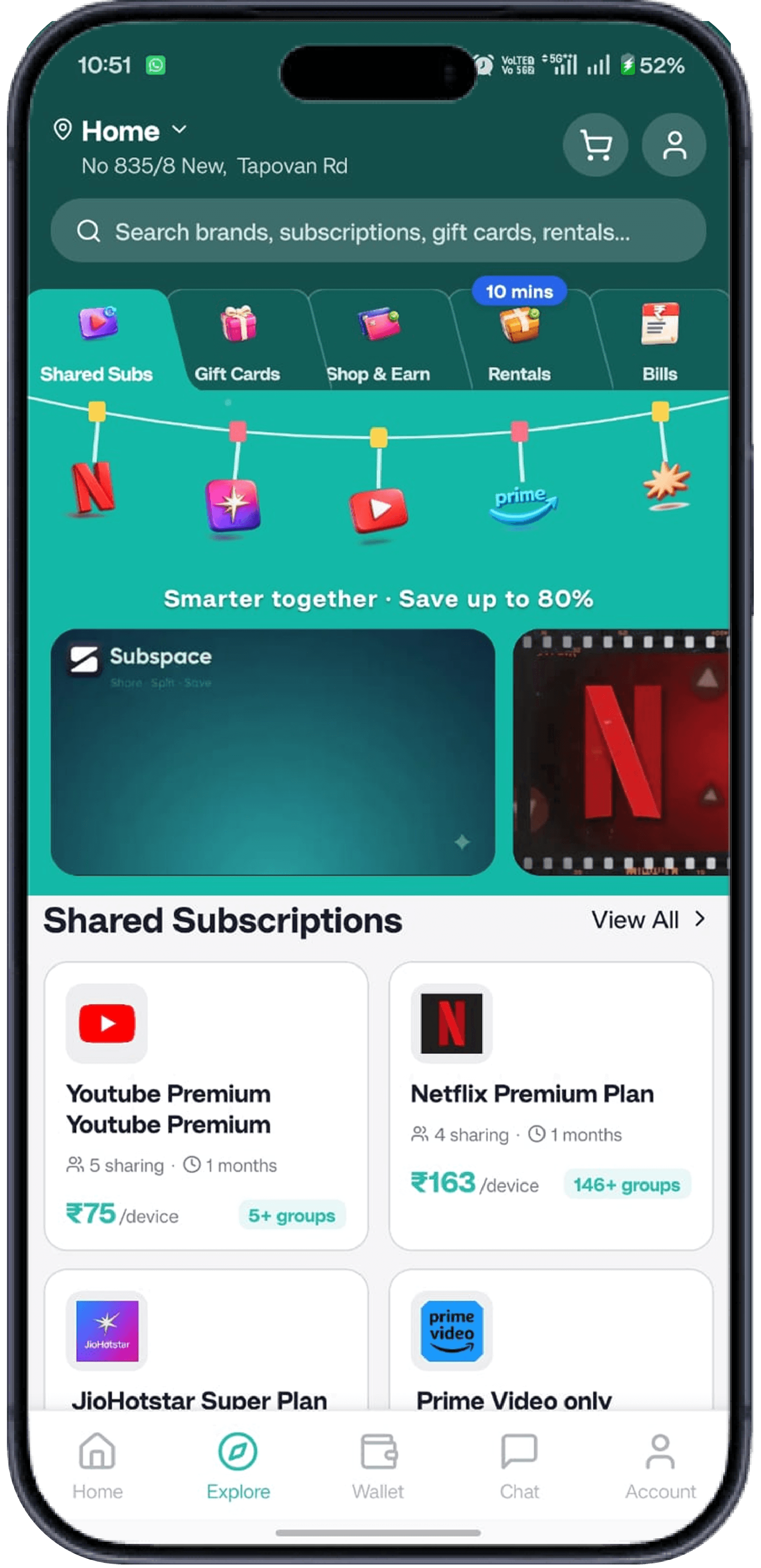 Subscriptions - old version