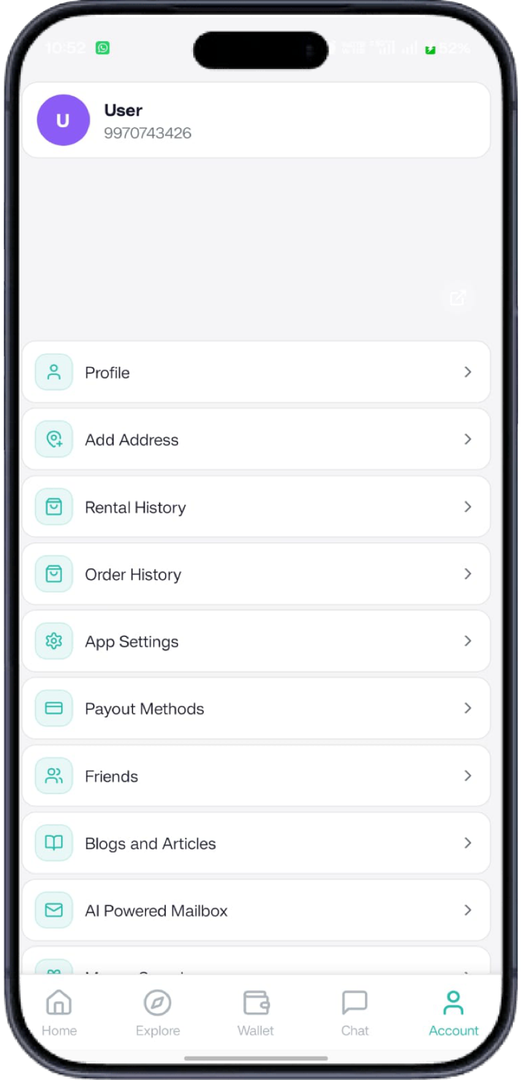Account - old version