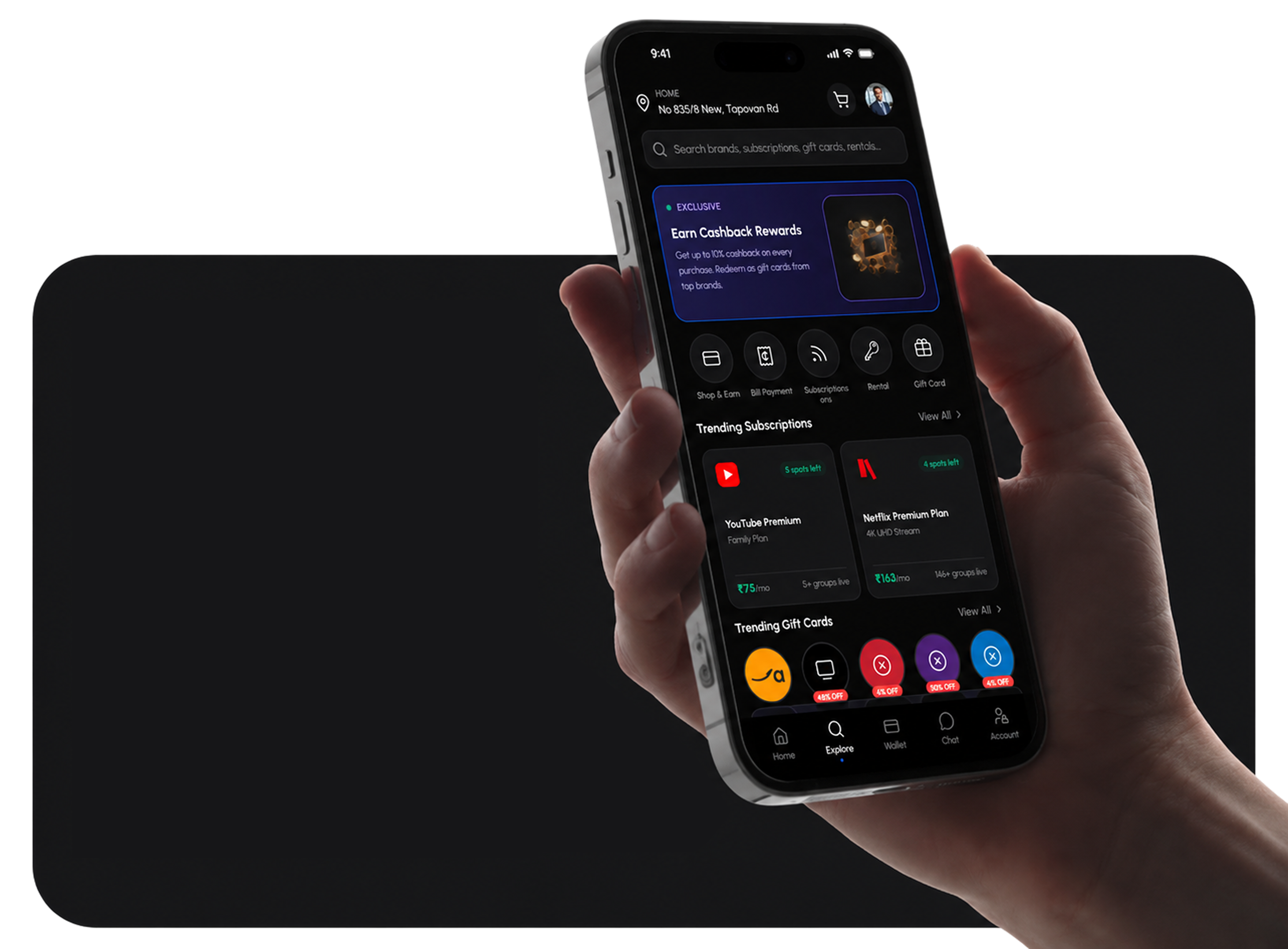 Subspace — App / UX Design case study hero image
