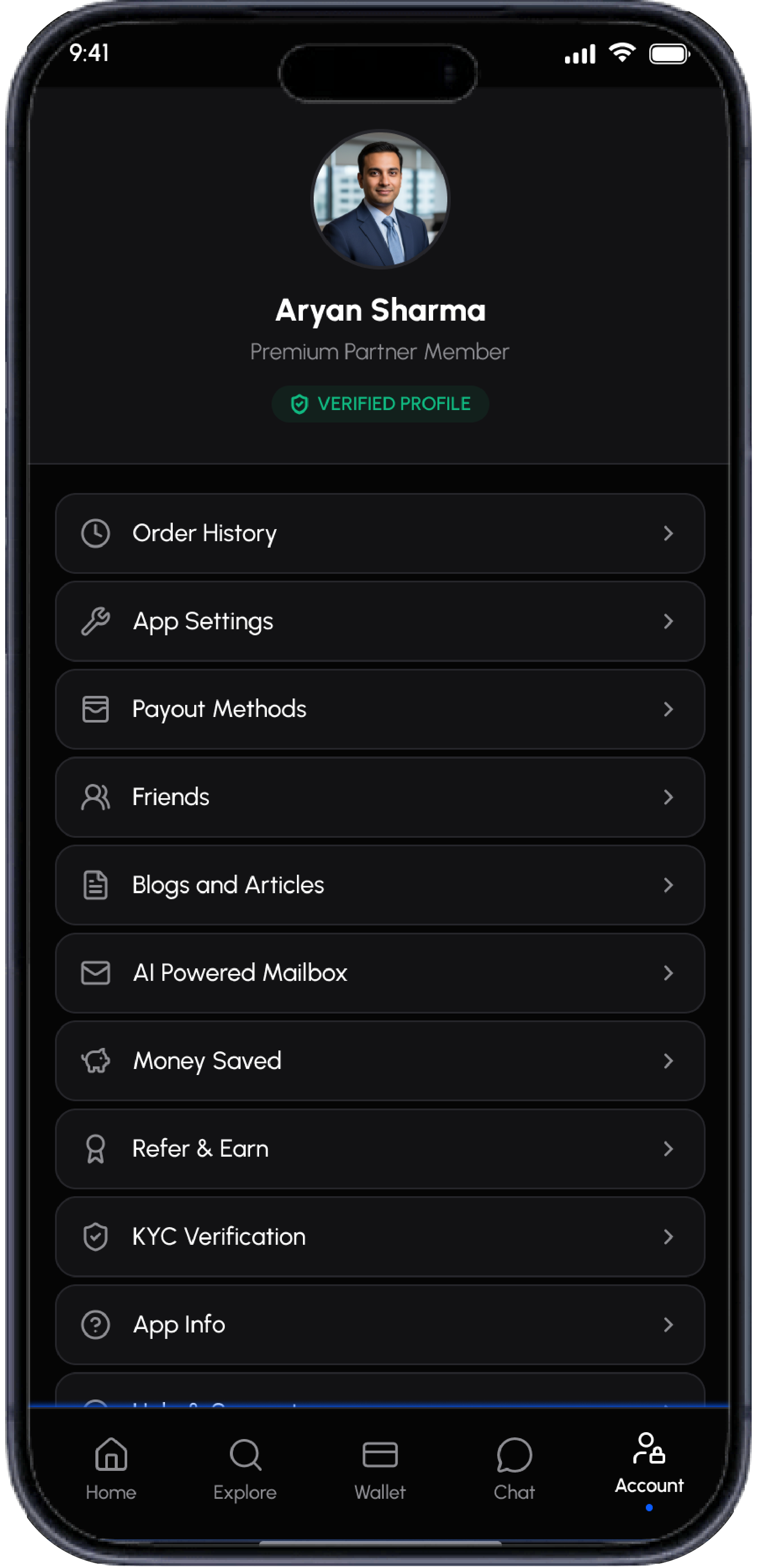 Account - new version