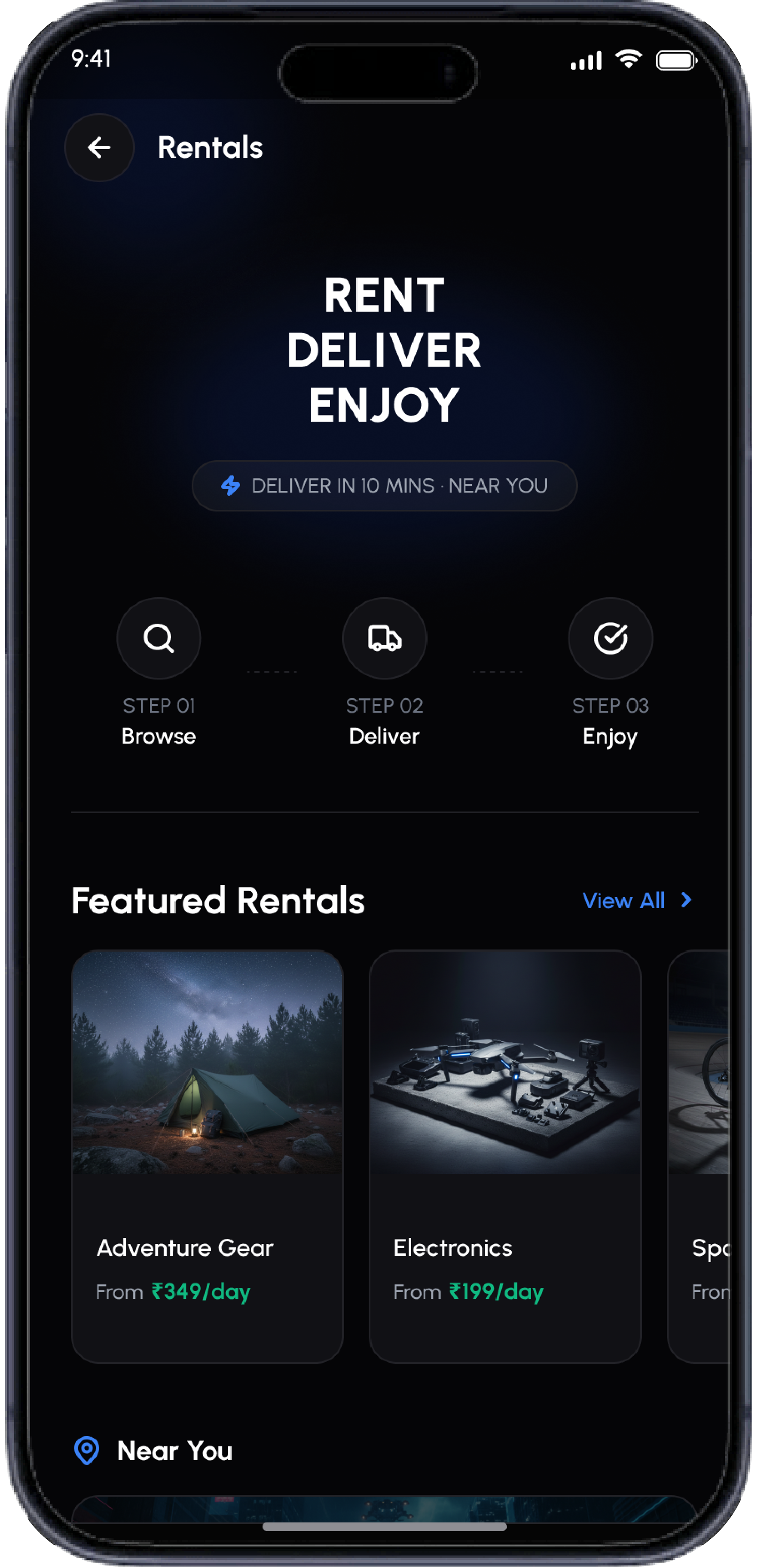 Rentals - new version